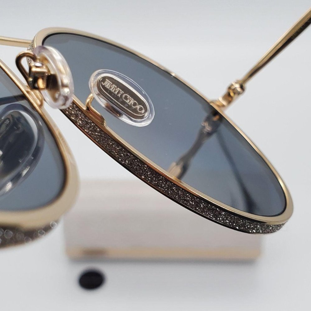 BRAND NEW Jimmy Choo Leni/F/S Glitter Sunglasses - Picture 3 of 11